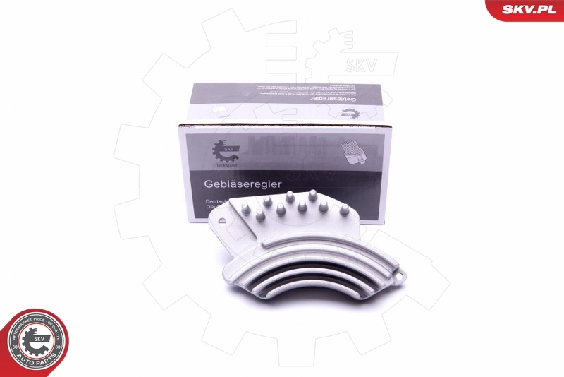 Resistor, interior blower